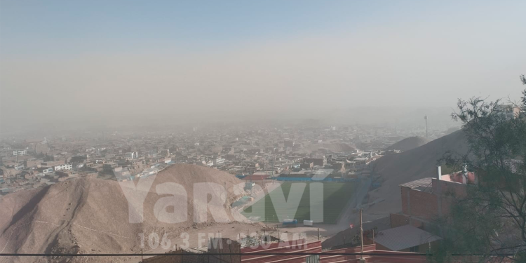 PRESENCIA DE FUERTES VENTARRONES AFECTA A LA REGION AREQUIPA